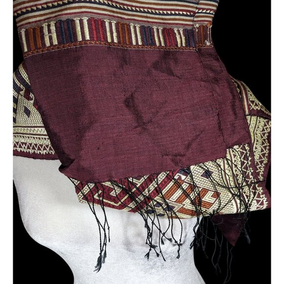 Tai Daeng Handmade Silk Naga Motif Wall Hanging - Picture 2 of 8